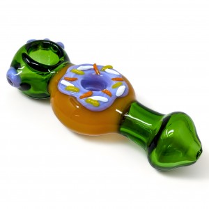 "Donut Worry, Be Happy" Hand Pipe [HP321]